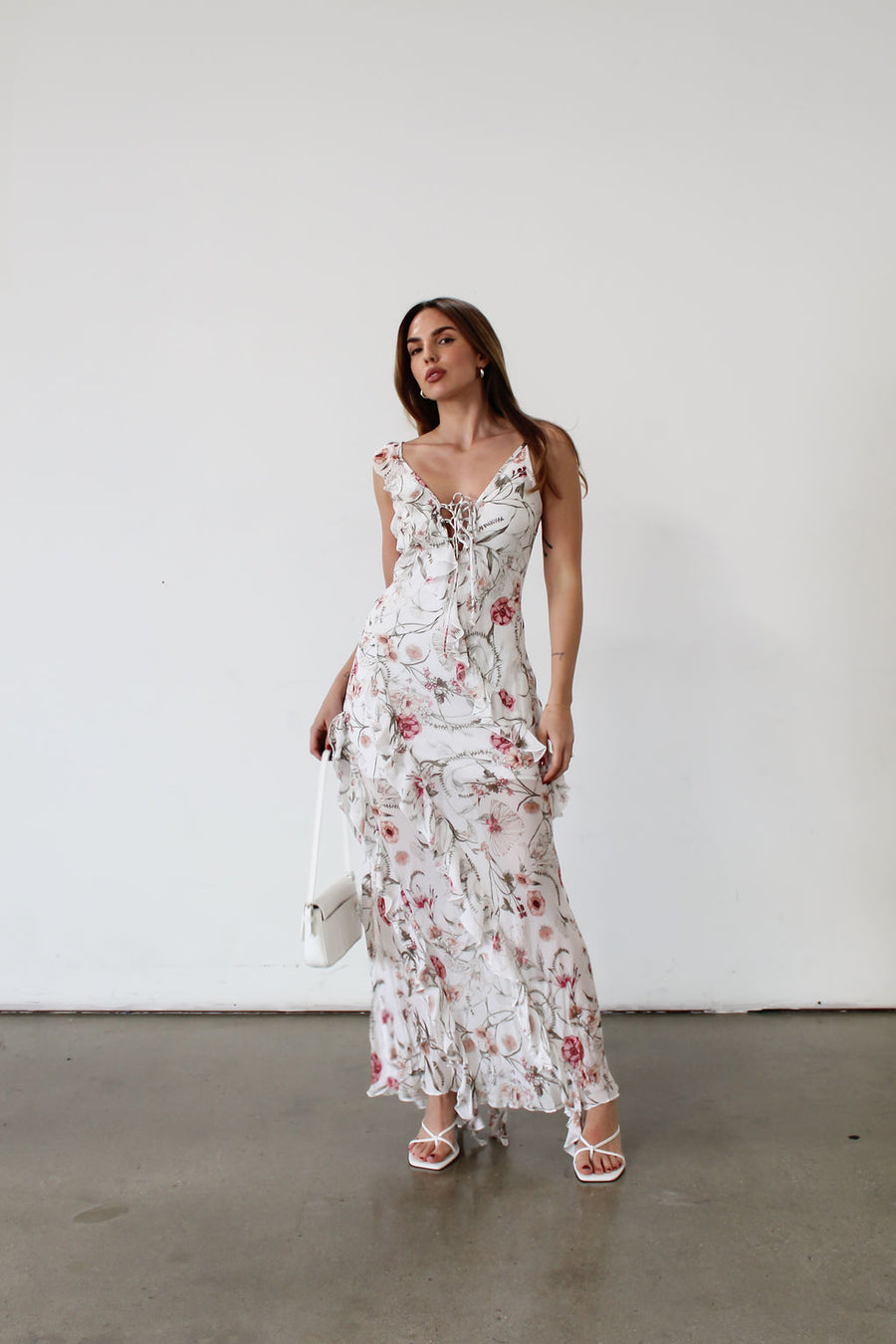 Vintage Floral Maxi Dress - FINAL SALE