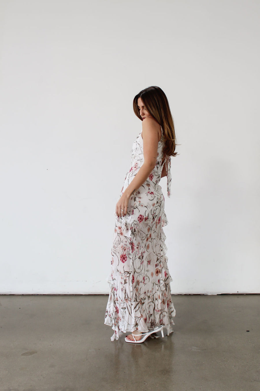 Vintage Floral Maxi Dress - FINAL SALE