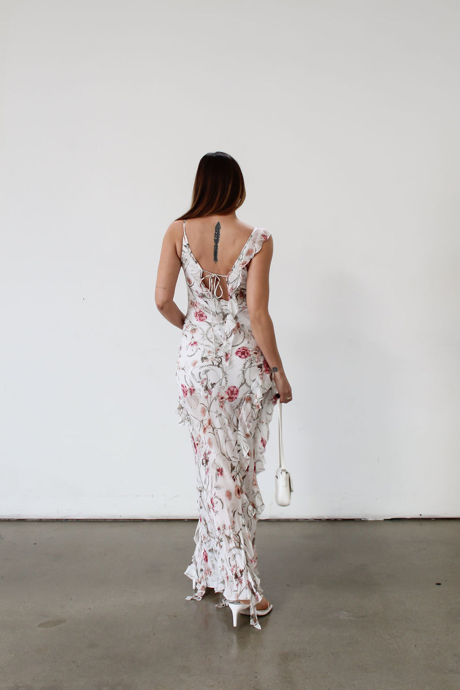 Vintage Floral Maxi Dress