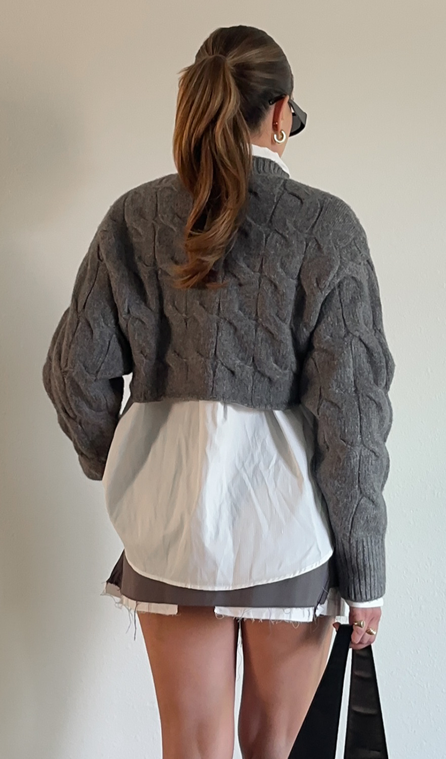 Boardroom Crop Sweater