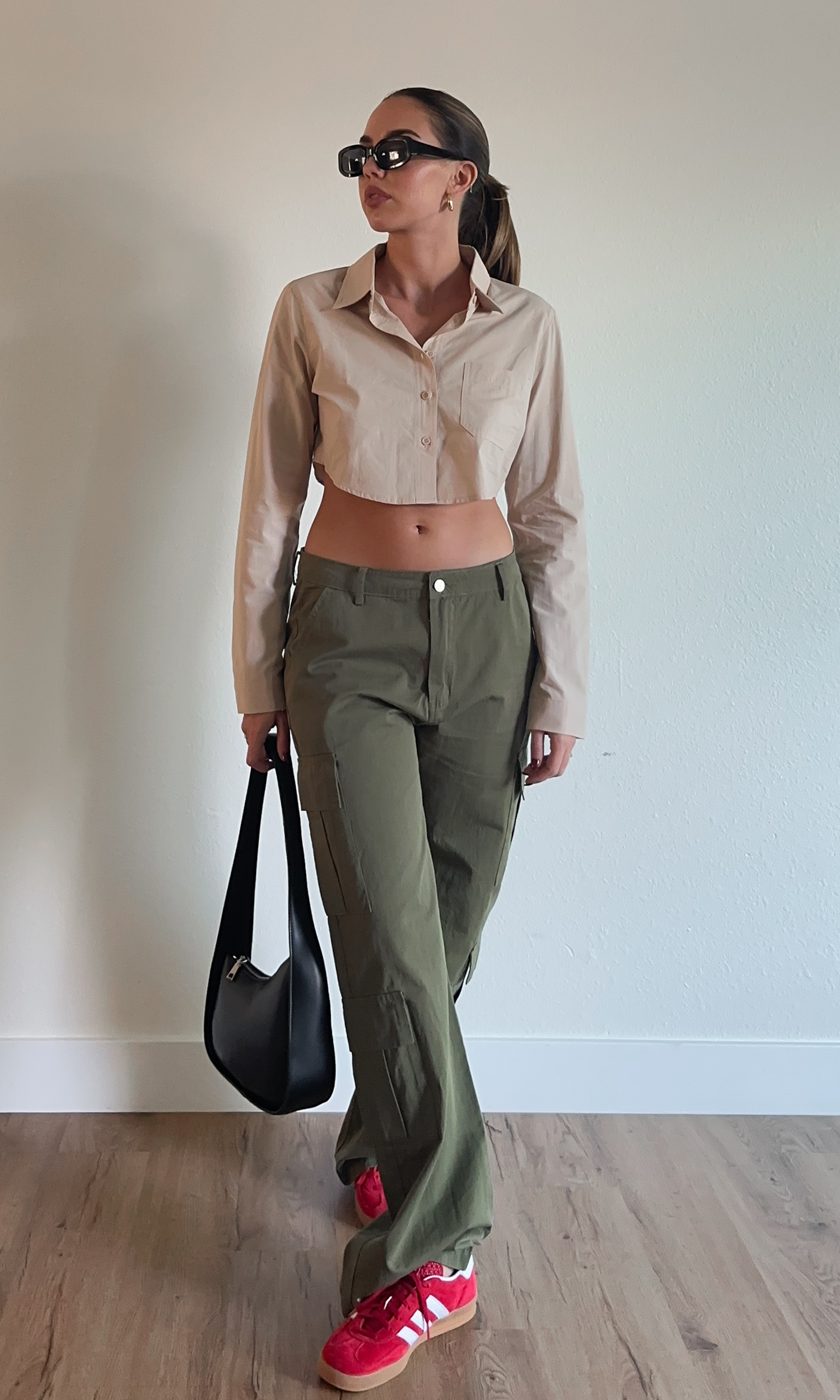 Beige Botany Maverick Cargo Pants