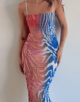 Hazel Midi Dress by AFRM - ONLINE EXCLUSIVE - SHOPLUNAB