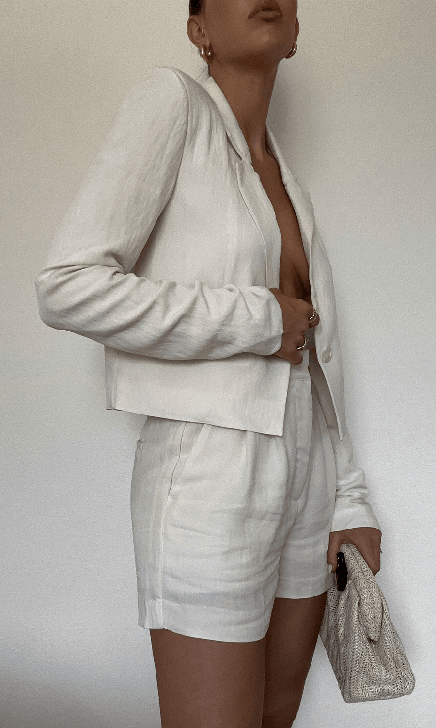 Dana Crop Blazer by Z Supply - SHOPLUNAB