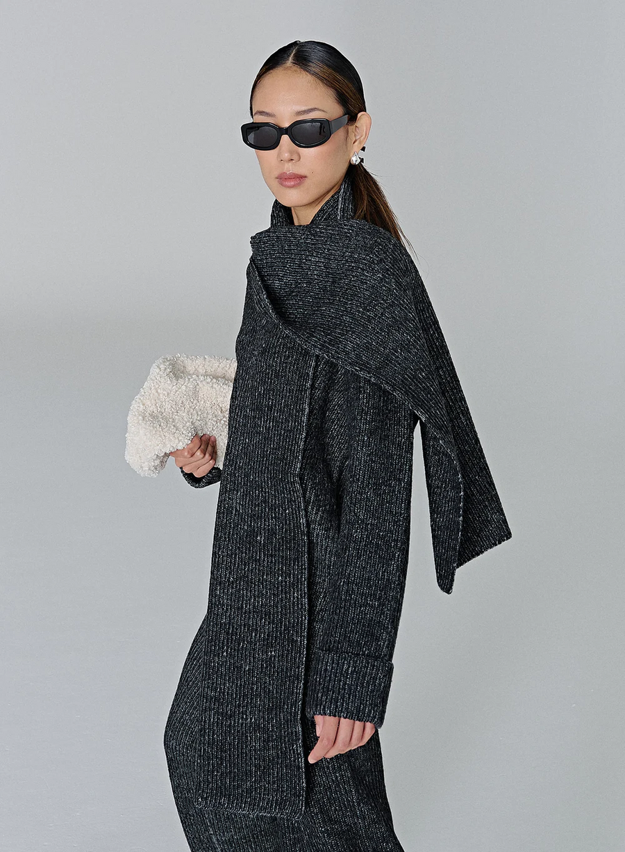 Remy Scarf Knit Jumper by 4th & Reckless