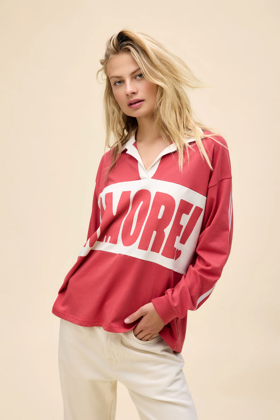 Amore Rugby Long Sleeve by Daydreamer - FINAL SALE