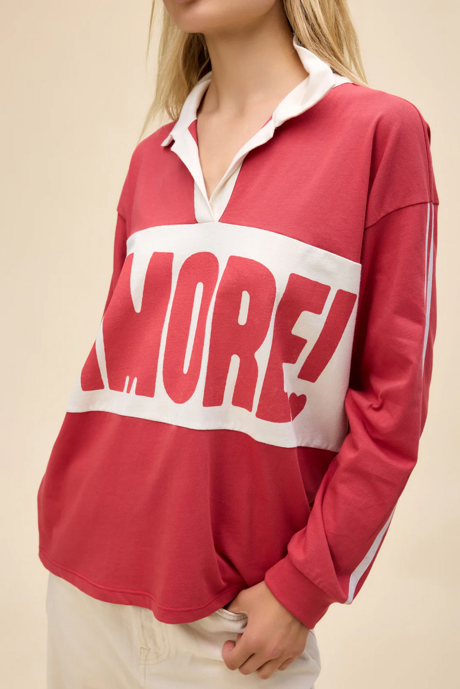 Amore Rugby Long Sleeve by Daydreamer - FINAL SALE