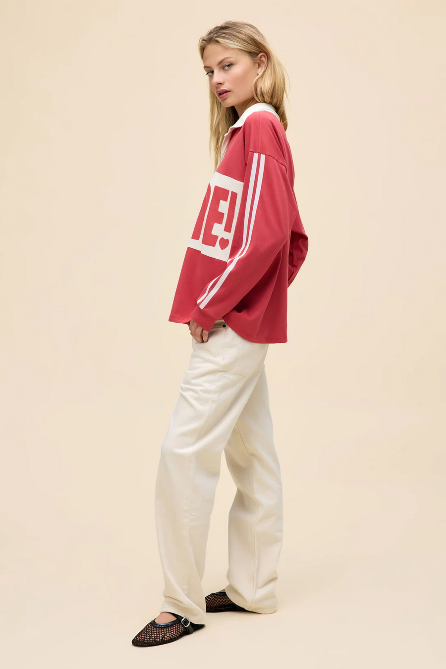 Amore Rugby Long Sleeve by Daydreamer - FINAL SALE