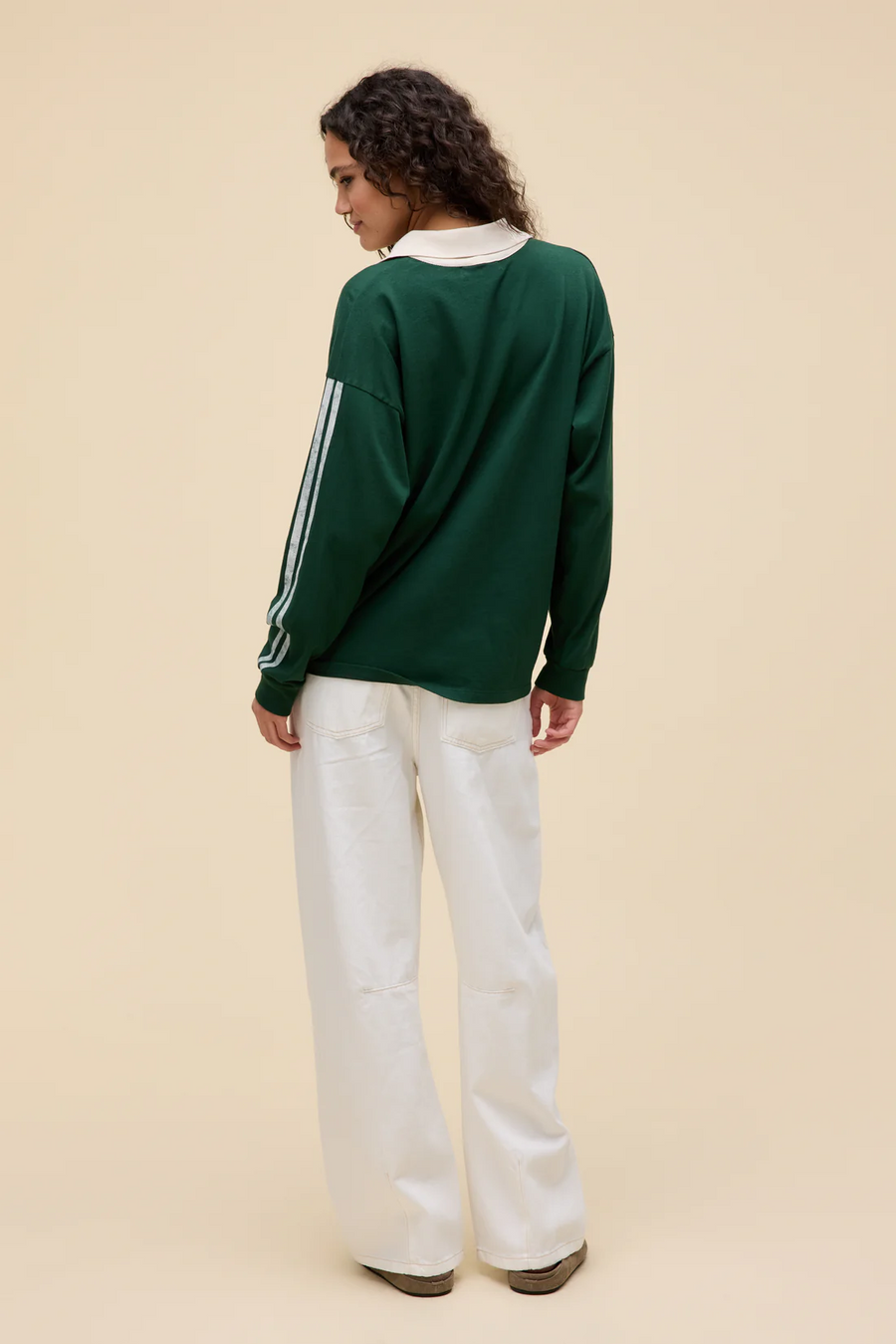 Bonjour! Rugby Long Sleeve by Daydreamer - FINAL SALE