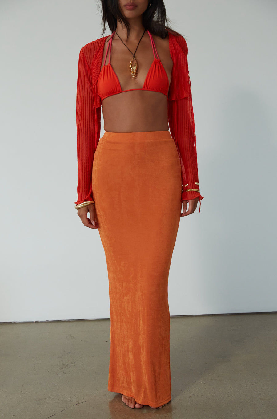 On Arrival Maxi Skirt by Peppermayo - FINAL SALE