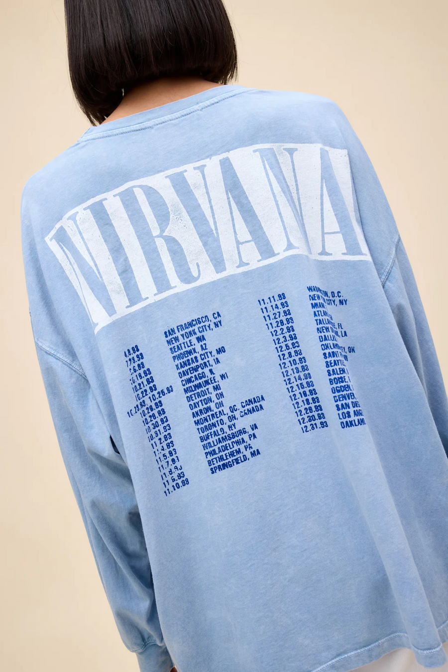 Nirvana 1993 Tour Long Sleeve Tee by Daydreamer - FINAL SALE