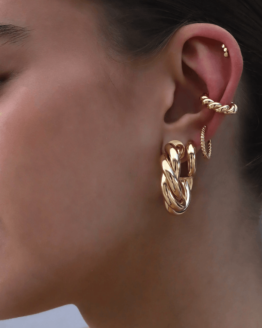 Twisted Ear Cuff by Viviana D'Ontañón - SHOPLUNAB