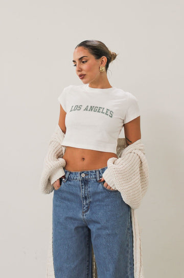 Los Angeles Crop Tee - FINAL SALE