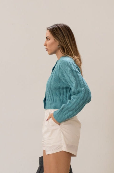 Too Close Crop Cardigan - FINAL SALE