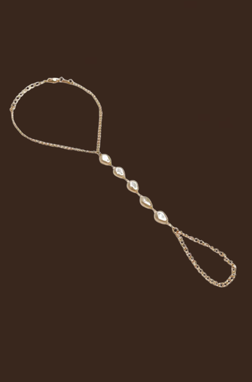 Calista Gold Filled Hand Chain by LUNA B