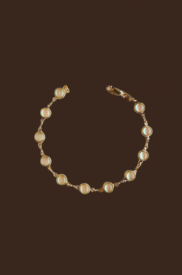 Opal beaded bracelet