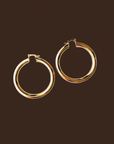 gold filled gold hoops