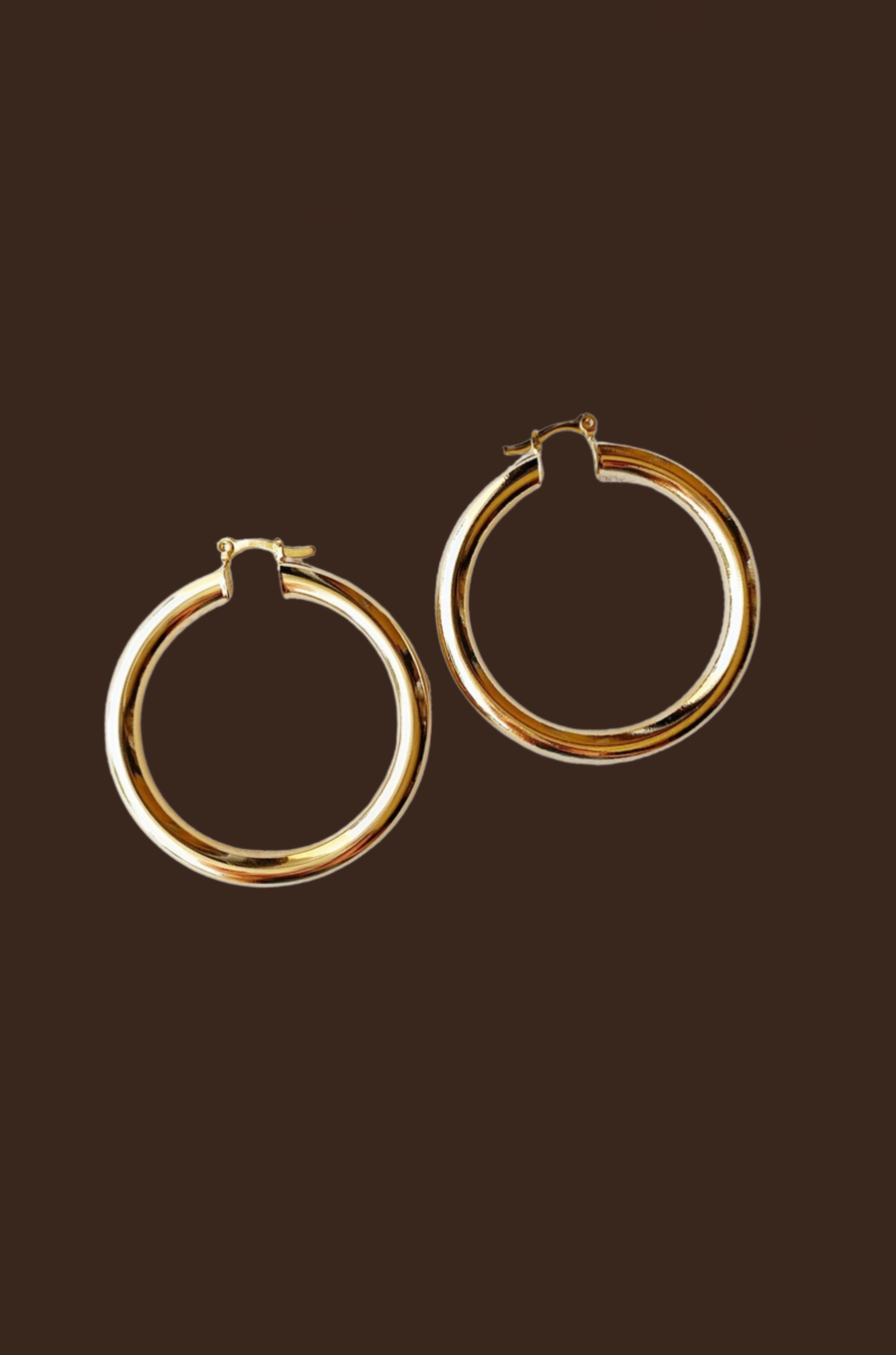 gold filled gold hoops