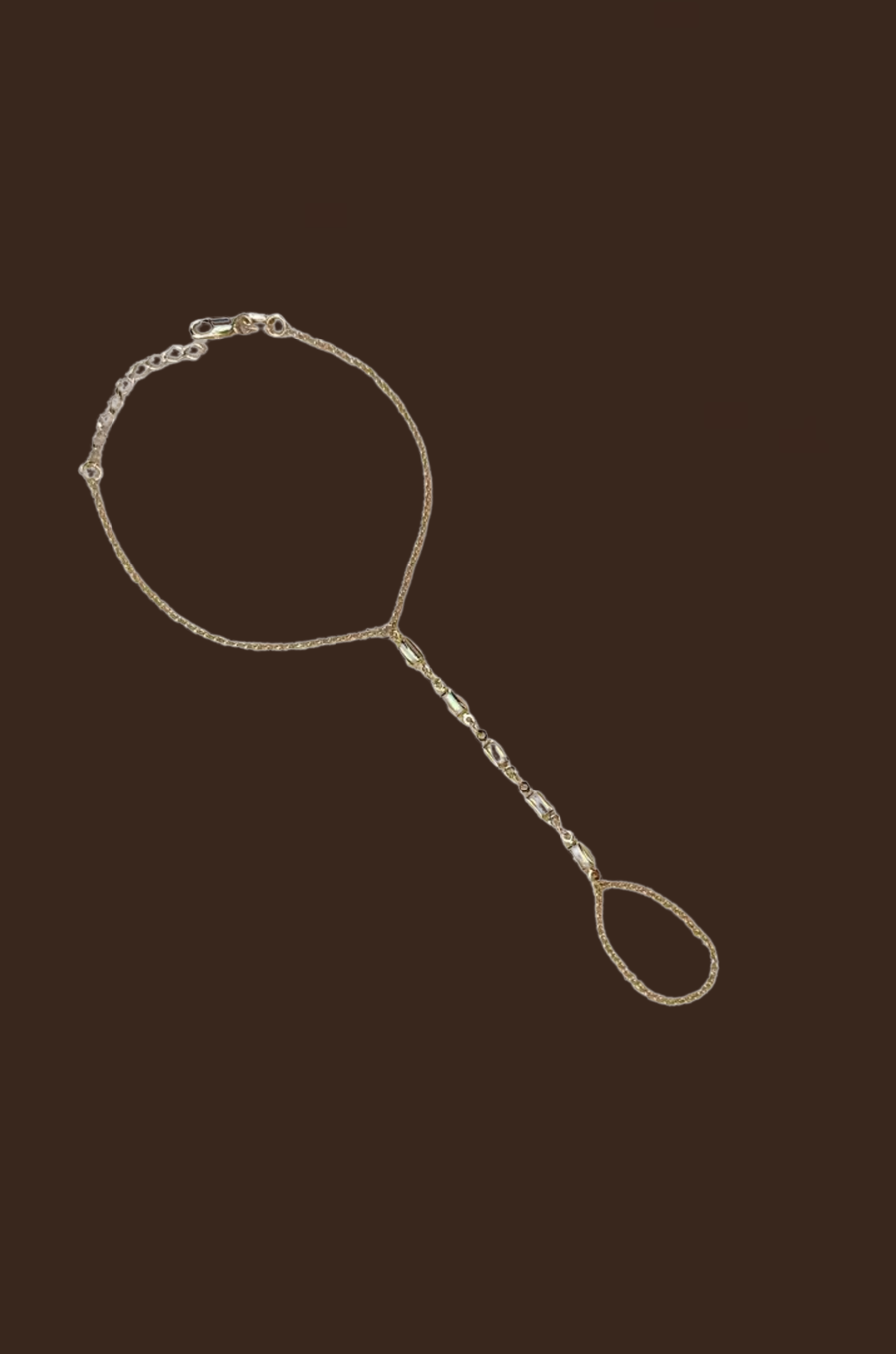 Lorelei Gold Filled Hand Chain by LUNA B