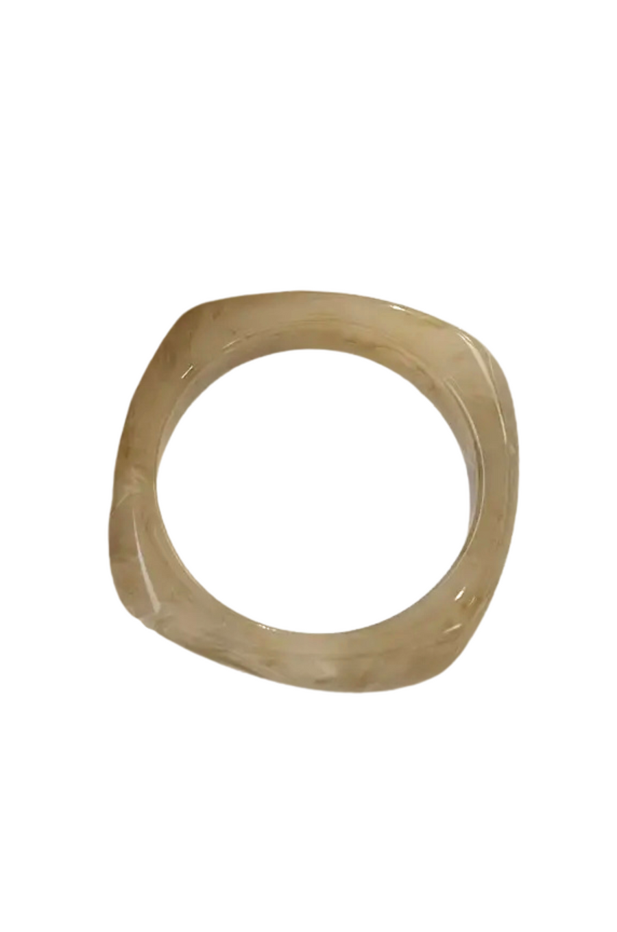 Acrylic marble pattern bangle bracelet