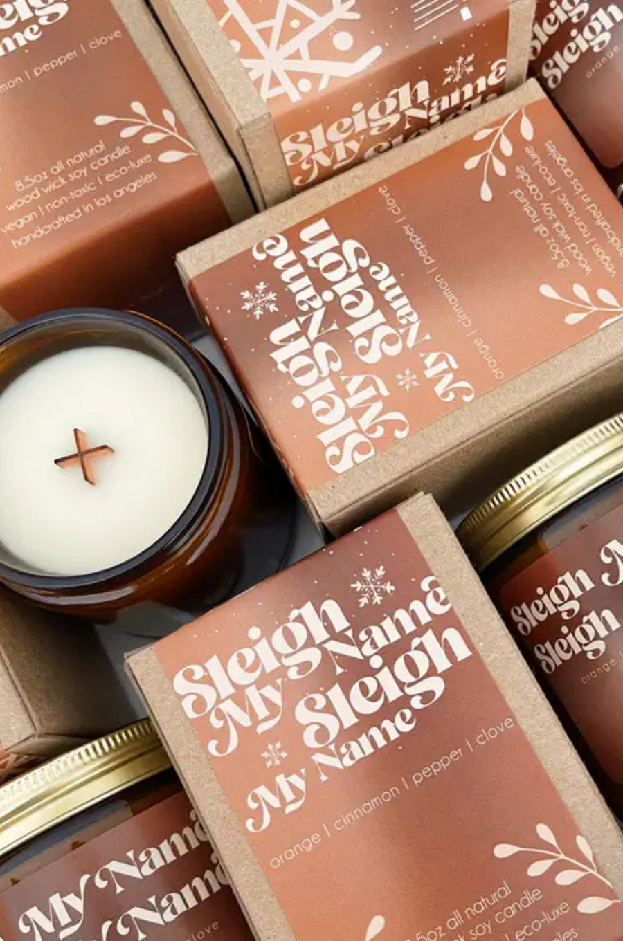 Sleigh My Name Candle by Blow Me Candle Co.