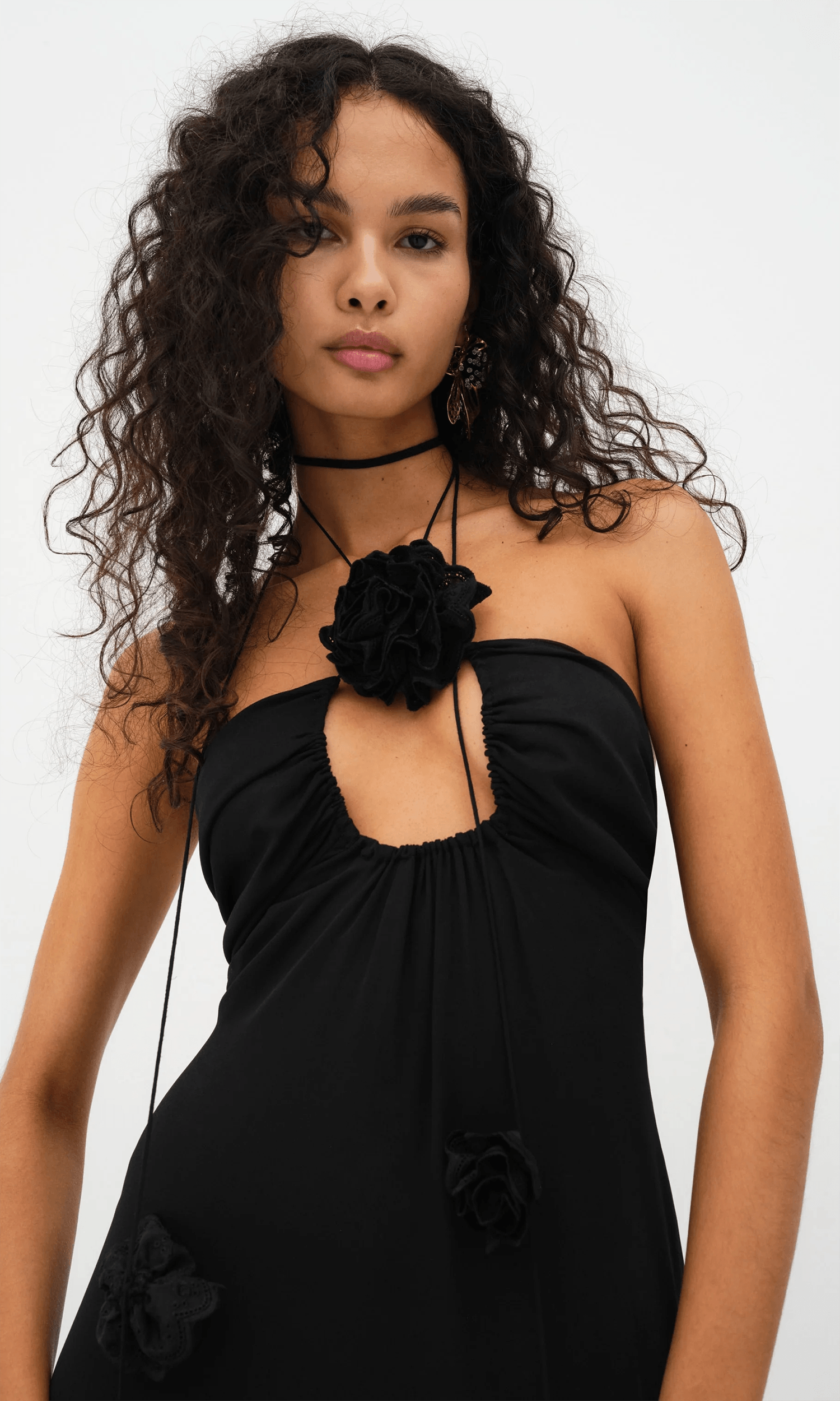 desiree maxi dress For Love & Lemons Desiree Maxi Dress in Black