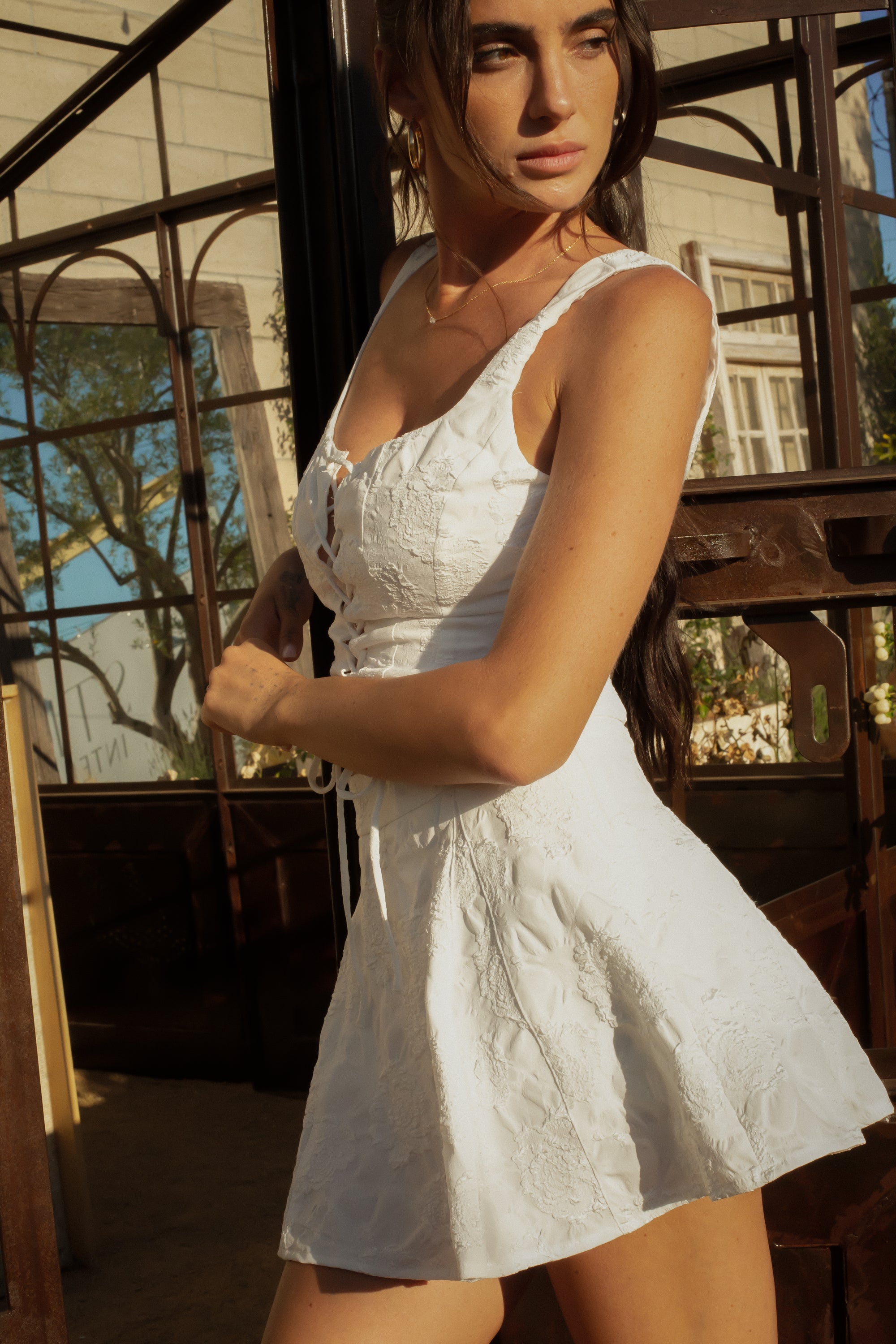 European summer vacation. European summer outfit. European summer. European summer skirt. European summer aesthetic. Tuscany outfit inso. Tuscany aesthetic. Summer skirt. white mini skirt. summer outfit. everyday skirt. vacation skirt. outfit to wear to tuscany. white floral lace skirt
