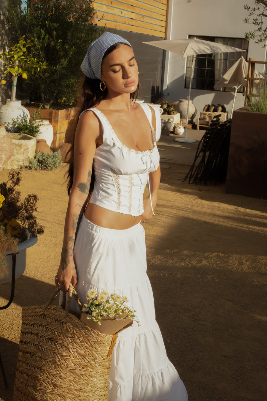 Grape Harvest Maxi Skirt by NIA - FINAL SALE