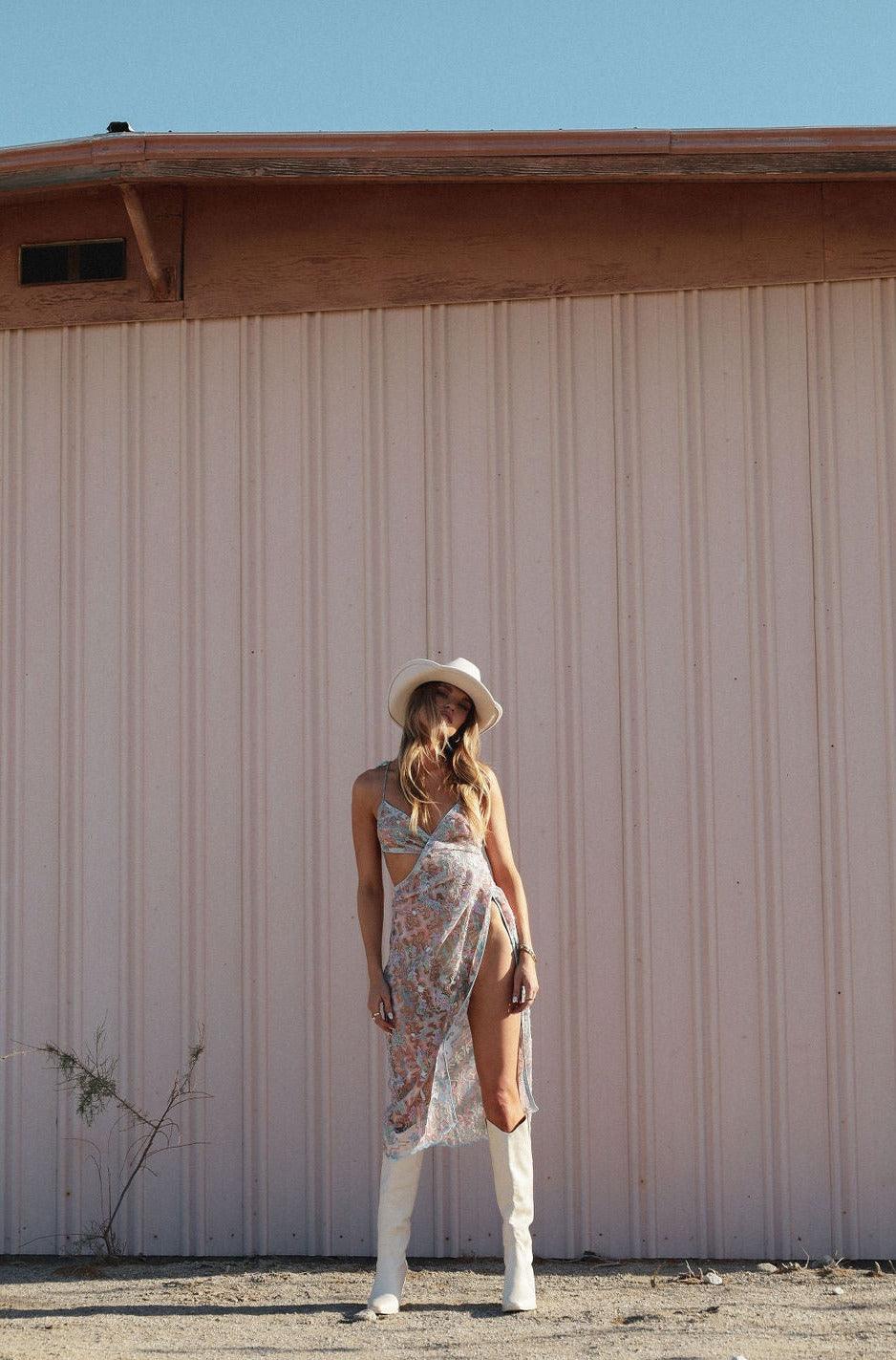 Monique Midi Dress by For Love & Lemons - SHOPLUNAB