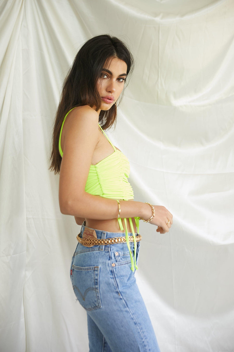 Tied Down Crop Top - FINAL SALE - SHOPLUNAB