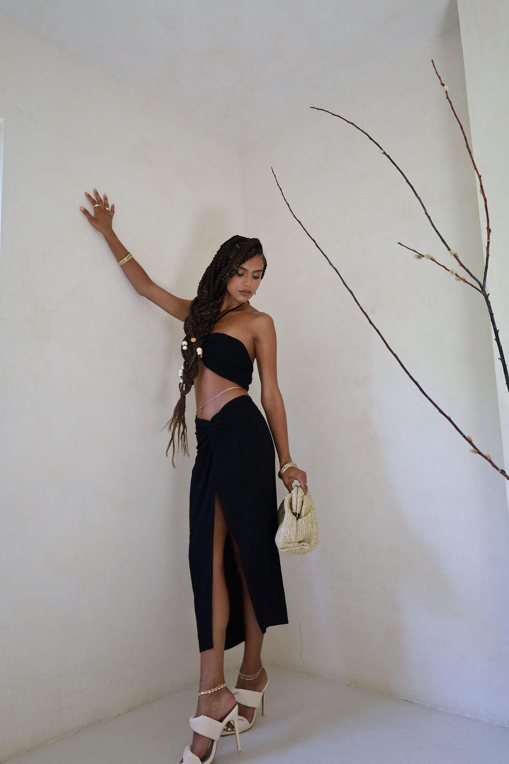 Catch The Sunset Midi Skirt - FINAL SALE - SHOPLUNAB