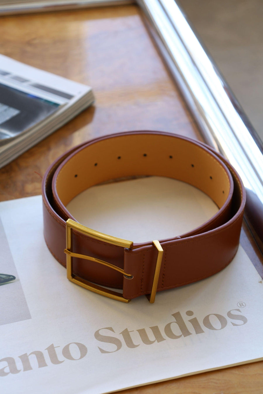 Real Thing Leather Belt - SHOPLUNAB