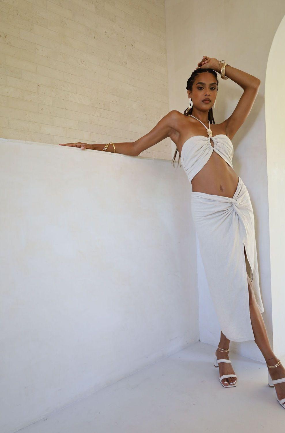 Catch The Sunset Midi Skirt - FINAL SALE - SHOPLUNAB