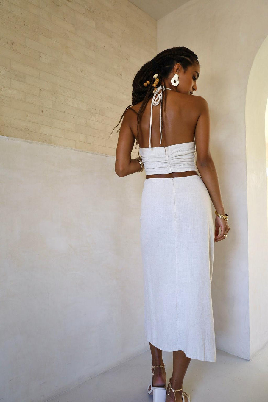 Catch The Sunset Midi Skirt - FINAL SALE - SHOPLUNAB