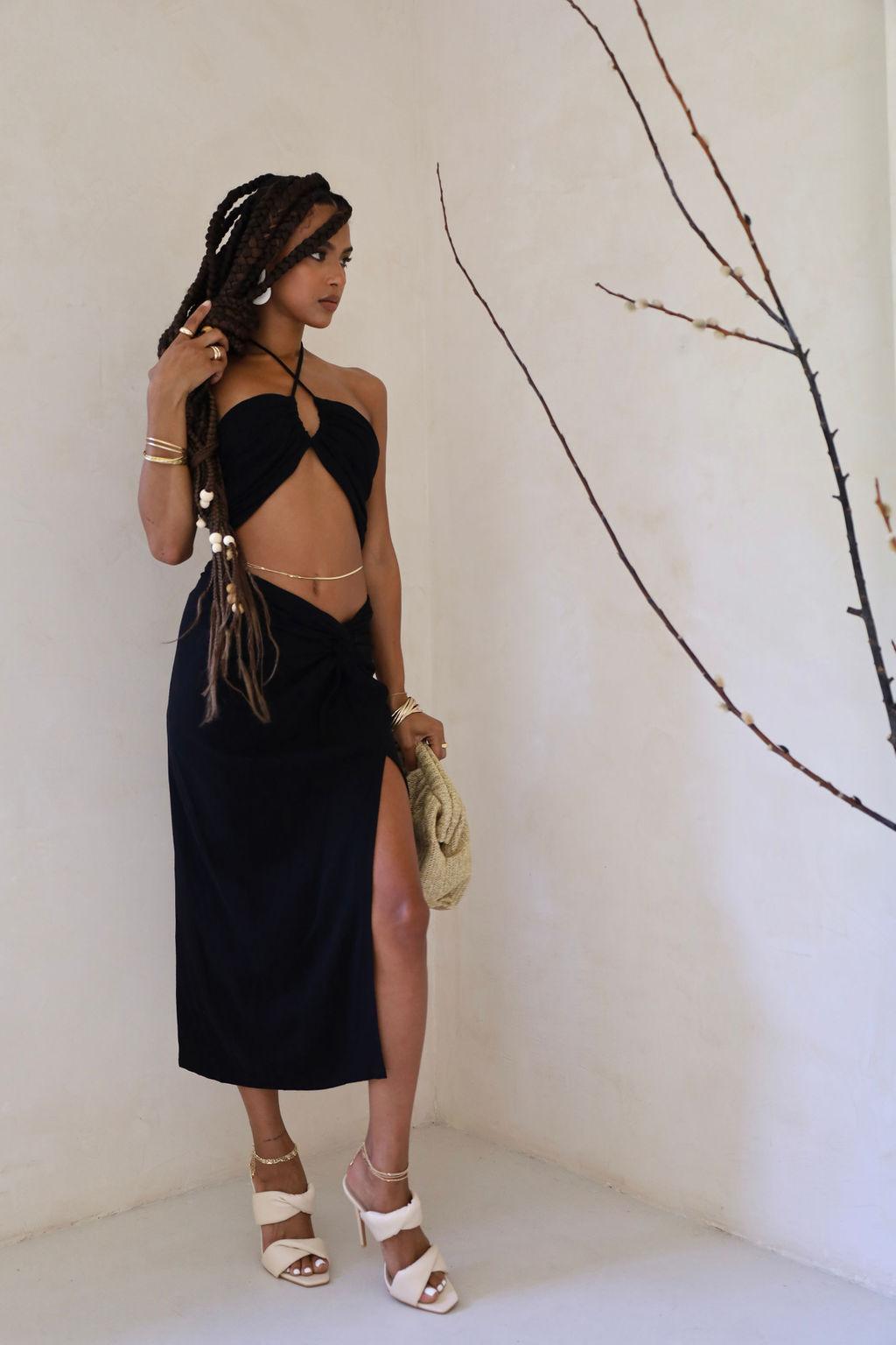 Catch The Sunset Midi Skirt - FINAL SALE - SHOPLUNAB