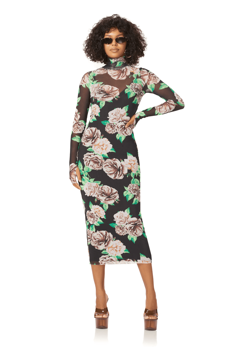 Shailene Midi Dress by AFRM - SHOPLUNAB