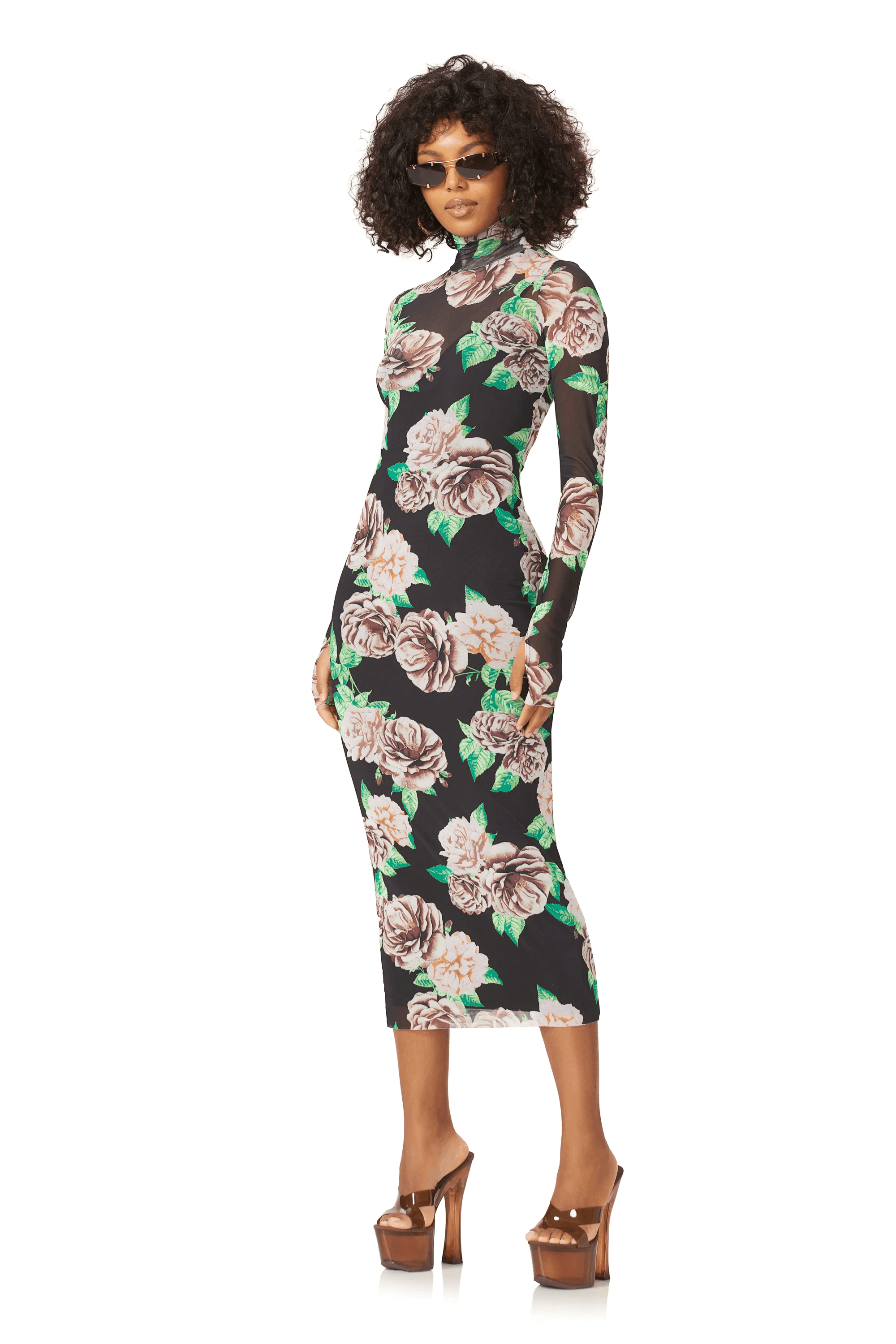 Shailene Midi Dress by AFRM - SHOPLUNAB