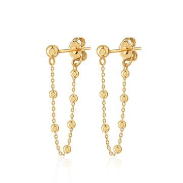 Bella Chain Stud Earrings by Viviana D'Ontañón - SHOPLUNAB