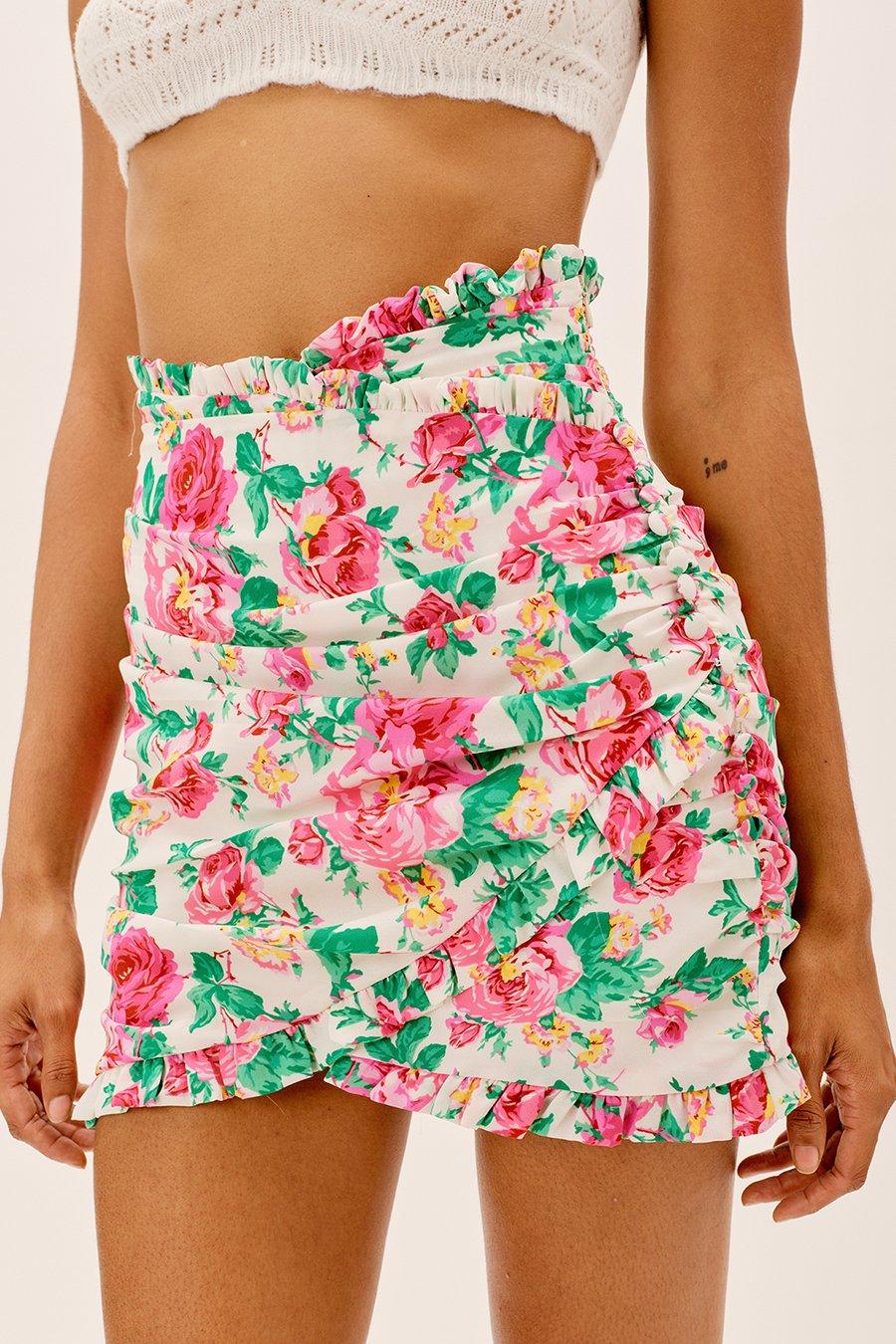 Becca Mini Skirt by For Love & Lemons - FINAL SALE - SHOPLUNAB