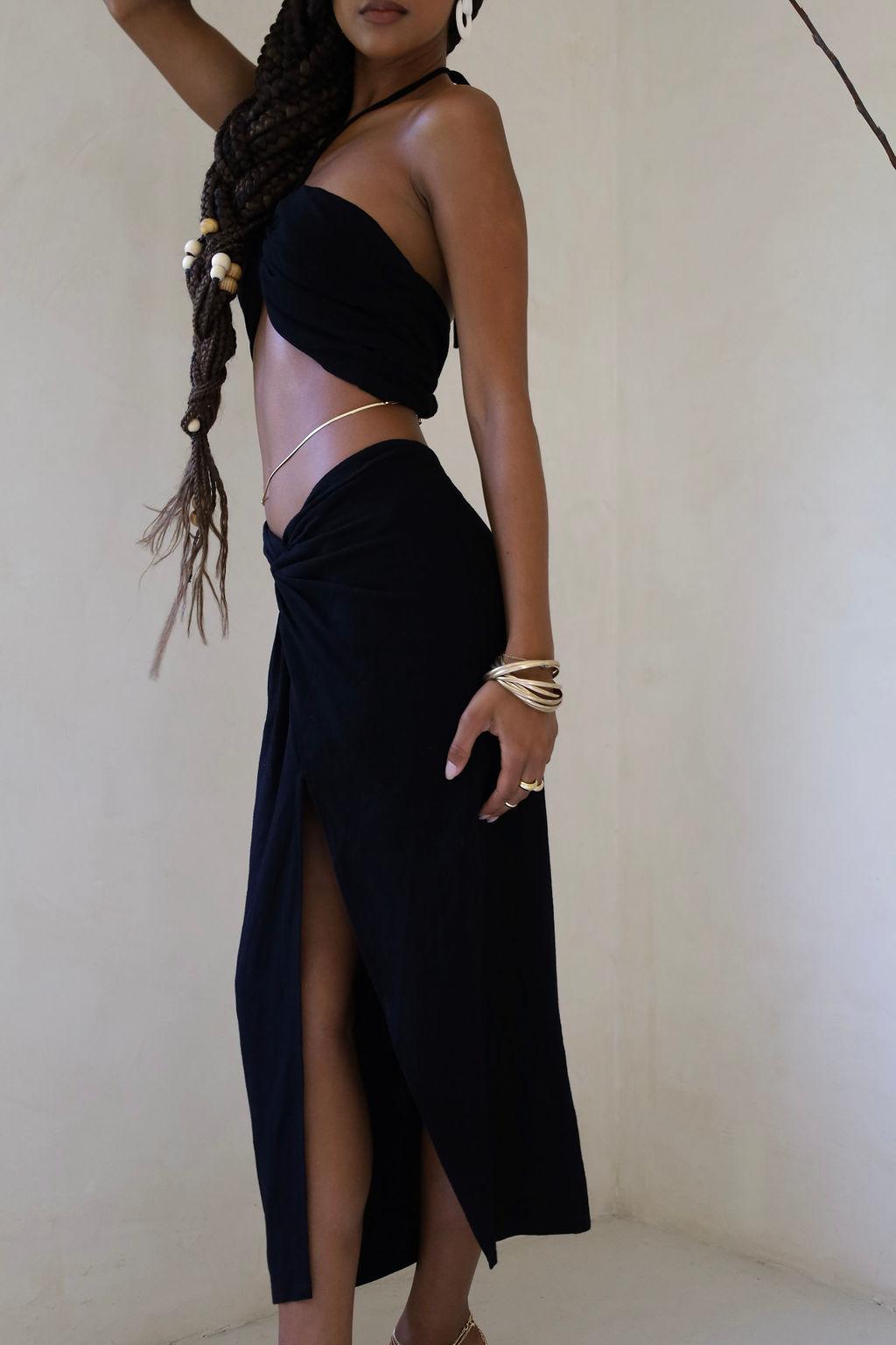Catch The Sunset Midi Skirt - FINAL SALE - SHOPLUNAB