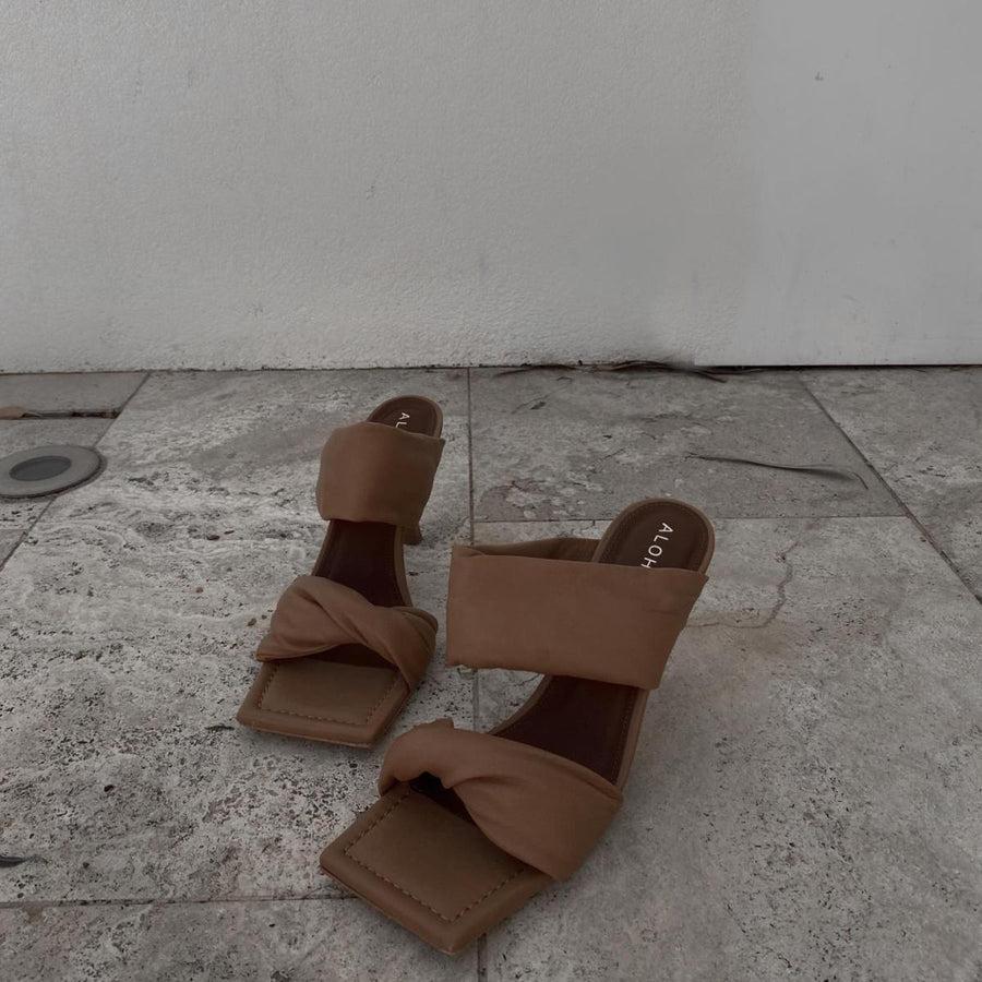 Twist Strap Heel by Alohas - FINAL SALE - SHOPLUNAB