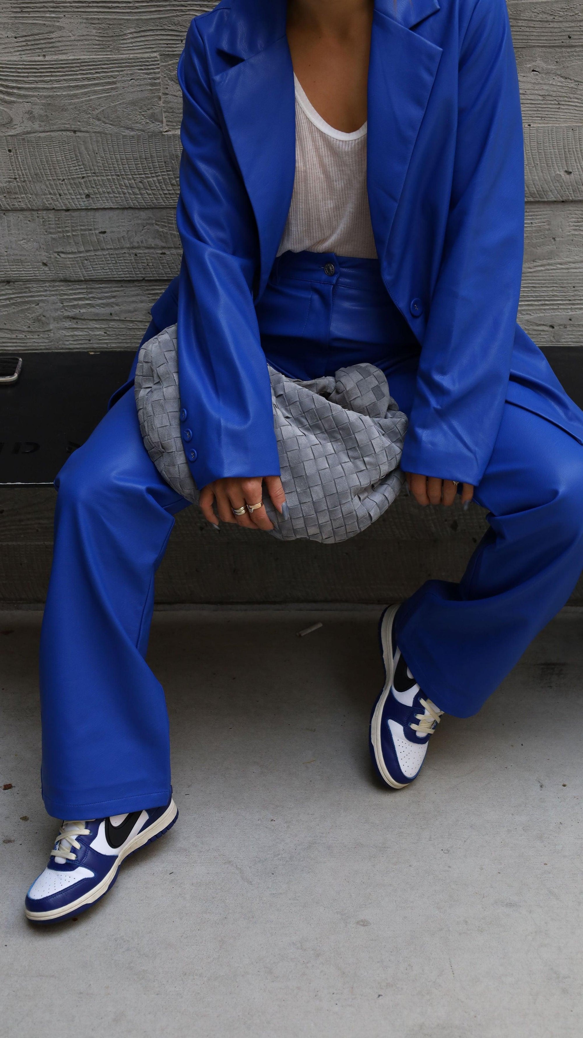 A New Wave Leather Blazer - FINAL SALE - SHOPLUNAB