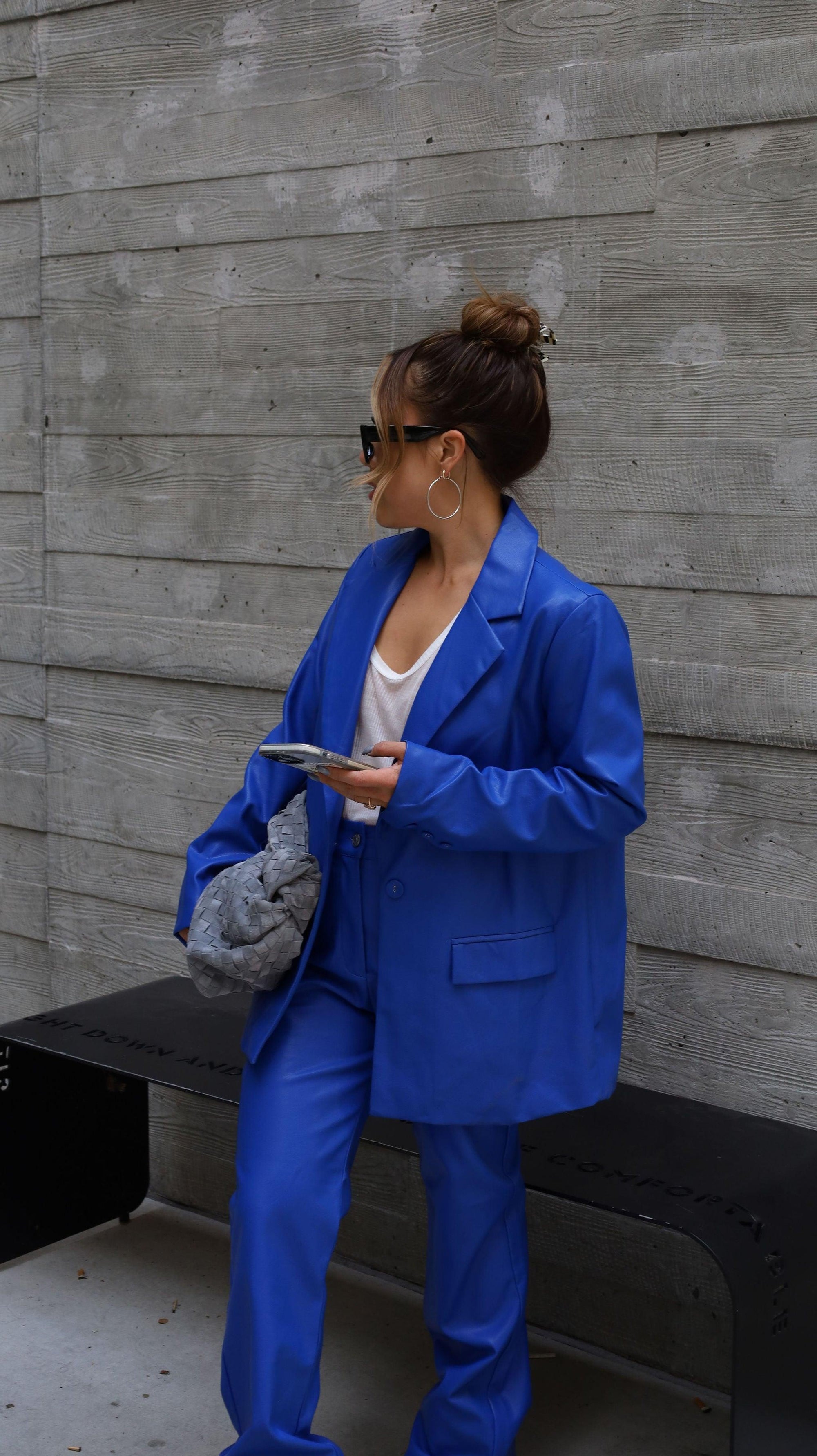 A New Wave Leather Blazer - FINAL SALE - SHOPLUNAB