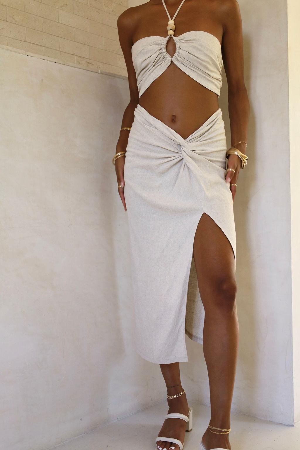 Catch The Sunset Midi Skirt - FINAL SALE - SHOPLUNAB