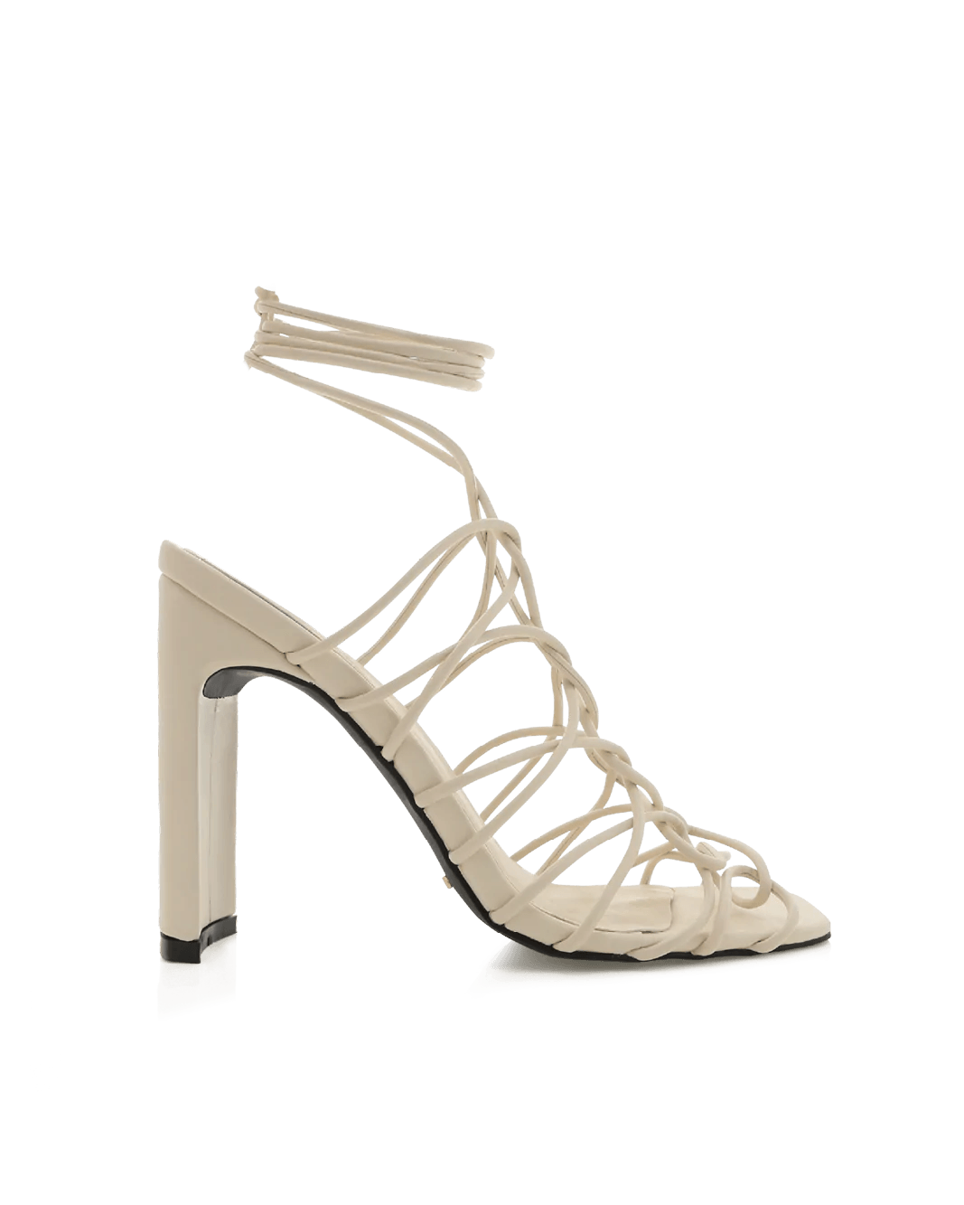 Bone colored 2025 strappy heels