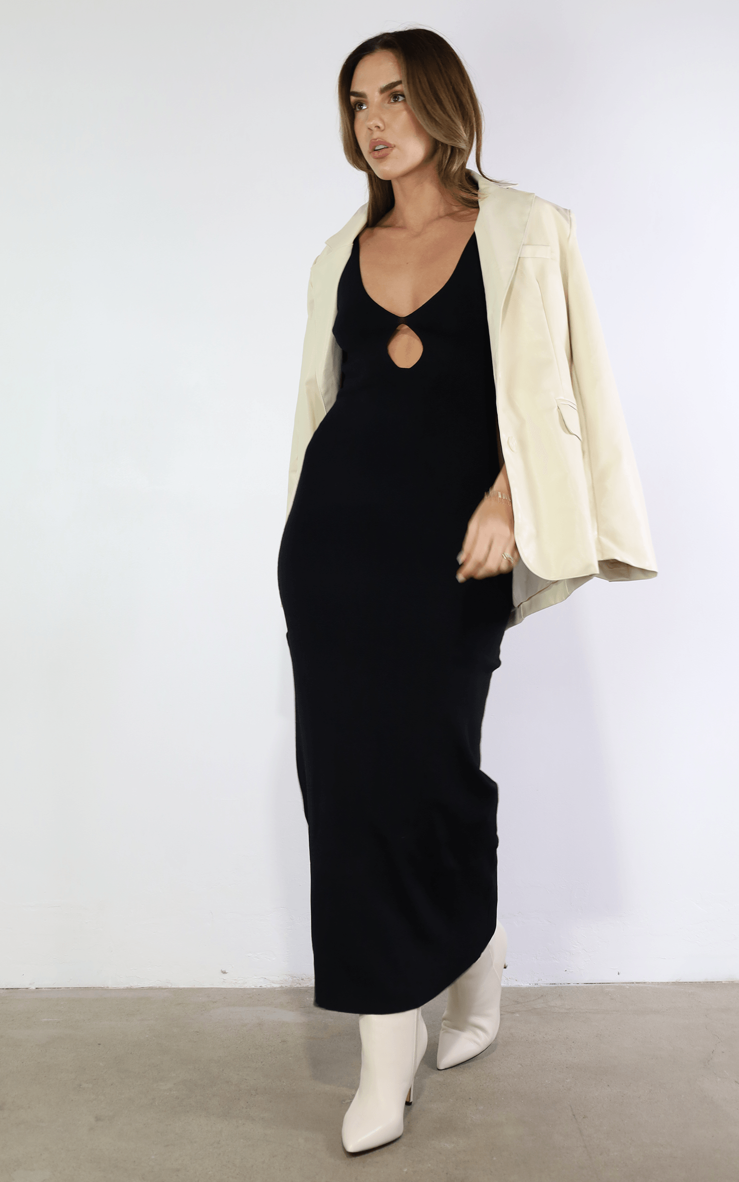 Film Collection Leather Blazer - SHOPLUNAB