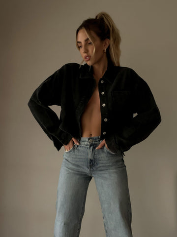 Thunder Road Crop Shirt - FINAL SALE - SHOPLUNAB