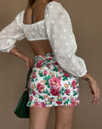 Becca Mini Skirt by For Love & Lemons - FINAL SALE - SHOPLUNAB