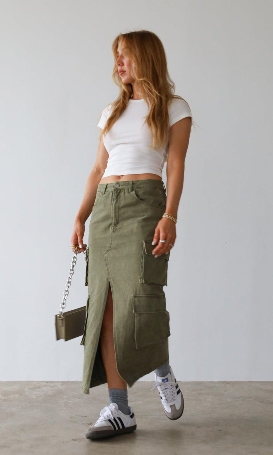 Manhattan Midi Skirt - SHOPLUNAB