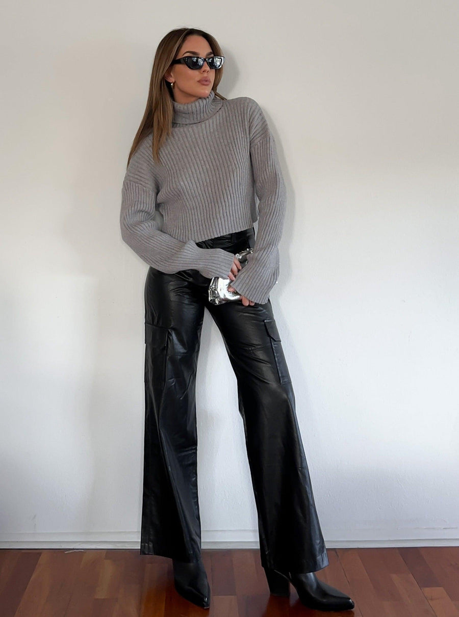 Mastermind Leather Cargo Pants - SHOPLUNAB