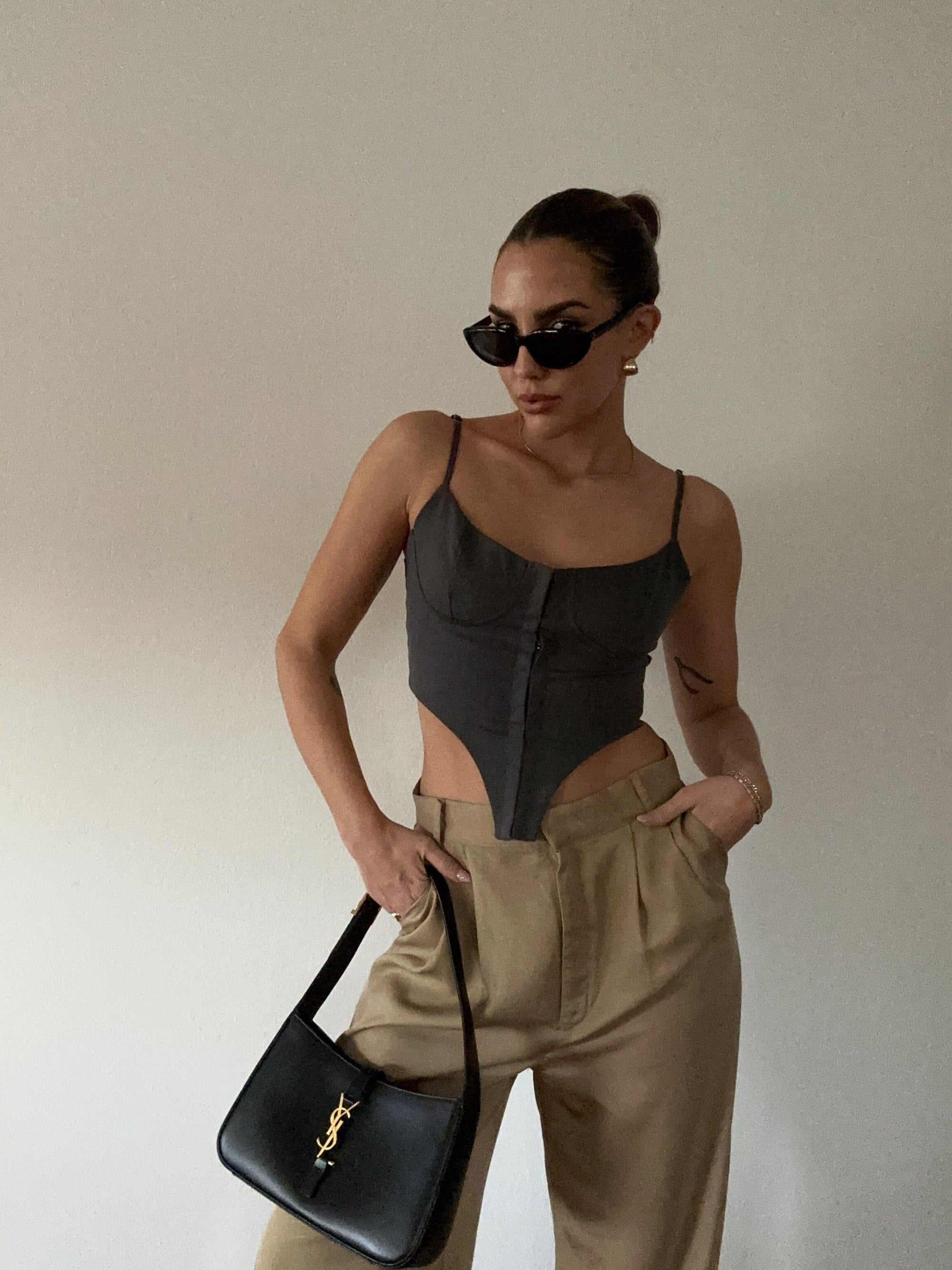 She's Suitable Bustier Top - SHOPLUNAB
